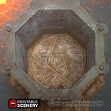 Tabletop Terrain Building Temple of the Damned - Demon Fantasy Building