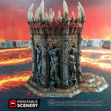 Tabletop Terrain Building Temple of the Damned - Demon Fantasy Building