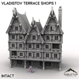 Tabletop Terrain Building Terrace Shops 1 / 32mm Vladistov Terrace Shops 1