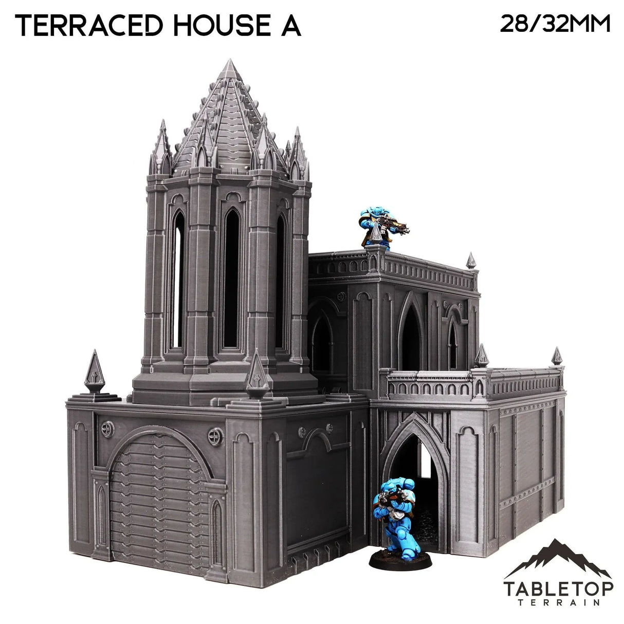 Tabletop Terrain Building Terraced House A - Emerita, Imperial Suburbs