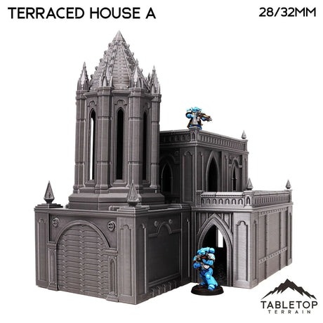 Tabletop Terrain Building Terraced House A - Emerita, Imperial Suburbs
