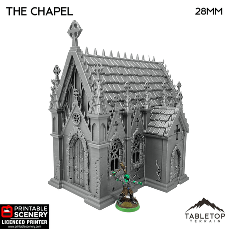 Tabletop Terrain Building The Chapel - Fantasy Building