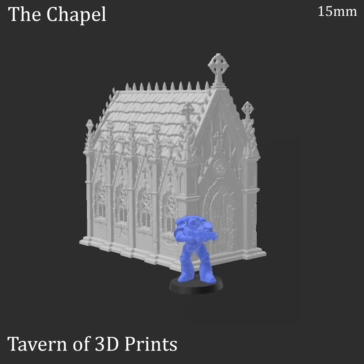 Tabletop Terrain Building The Chapel - Fantasy Building