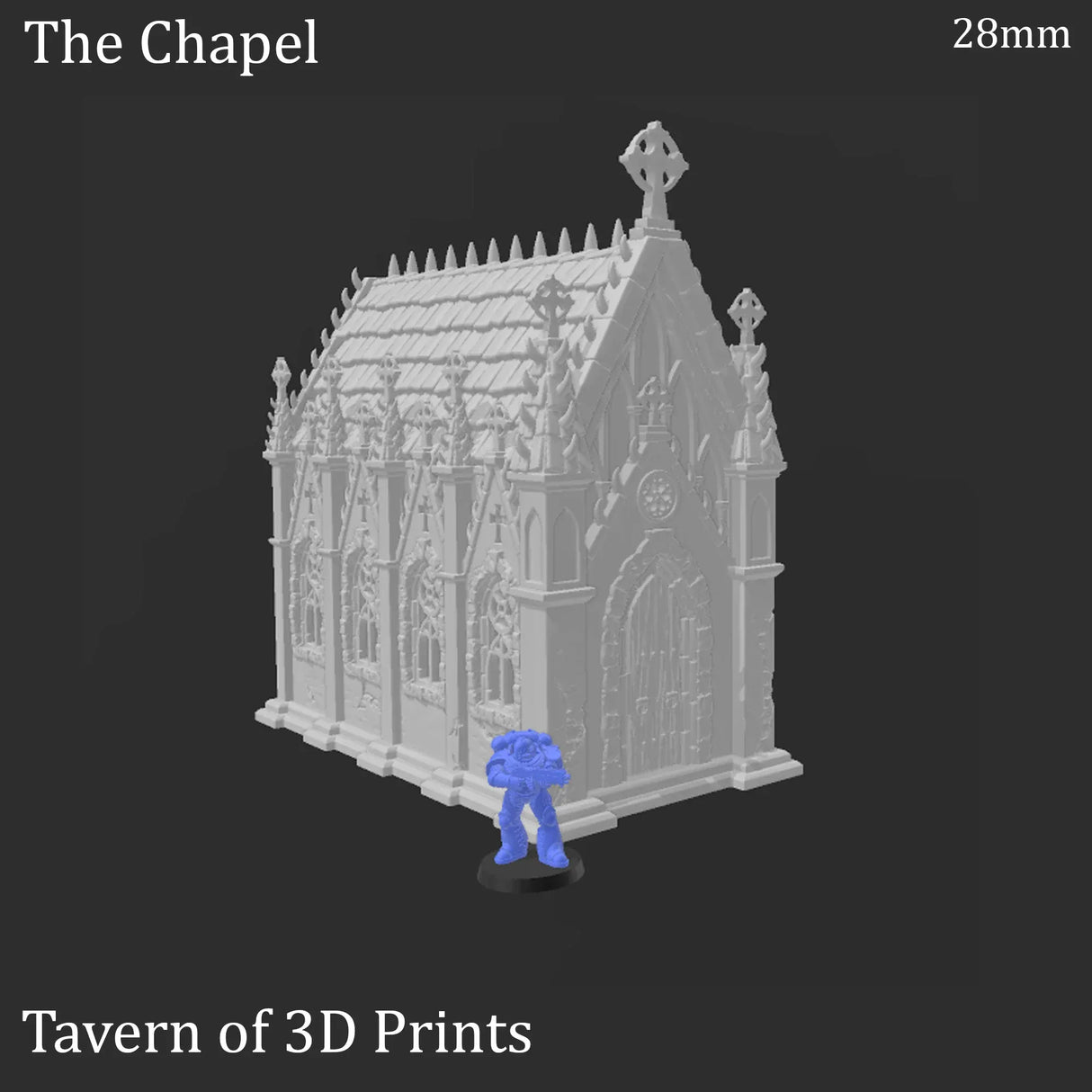 Tabletop Terrain Building The Chapel - Fantasy Building