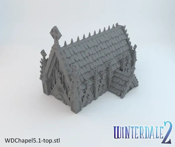 Tabletop Terrain Building The Chapel - Fantasy Building