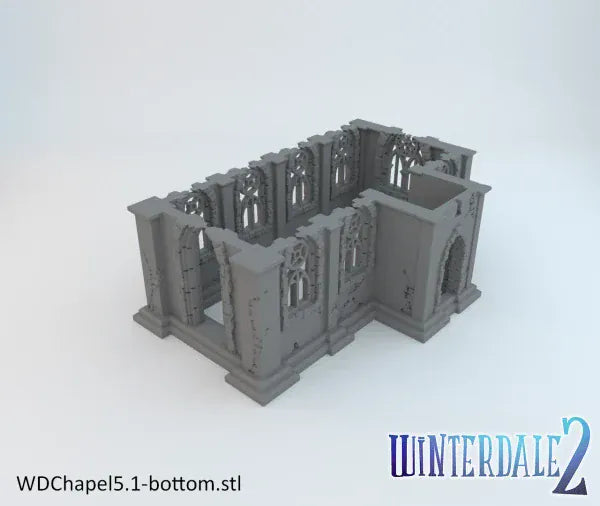 Tabletop Terrain Building The Chapel - Fantasy Building