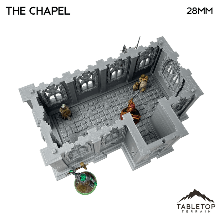 Tabletop Terrain Building The Chapel - Fantasy Building