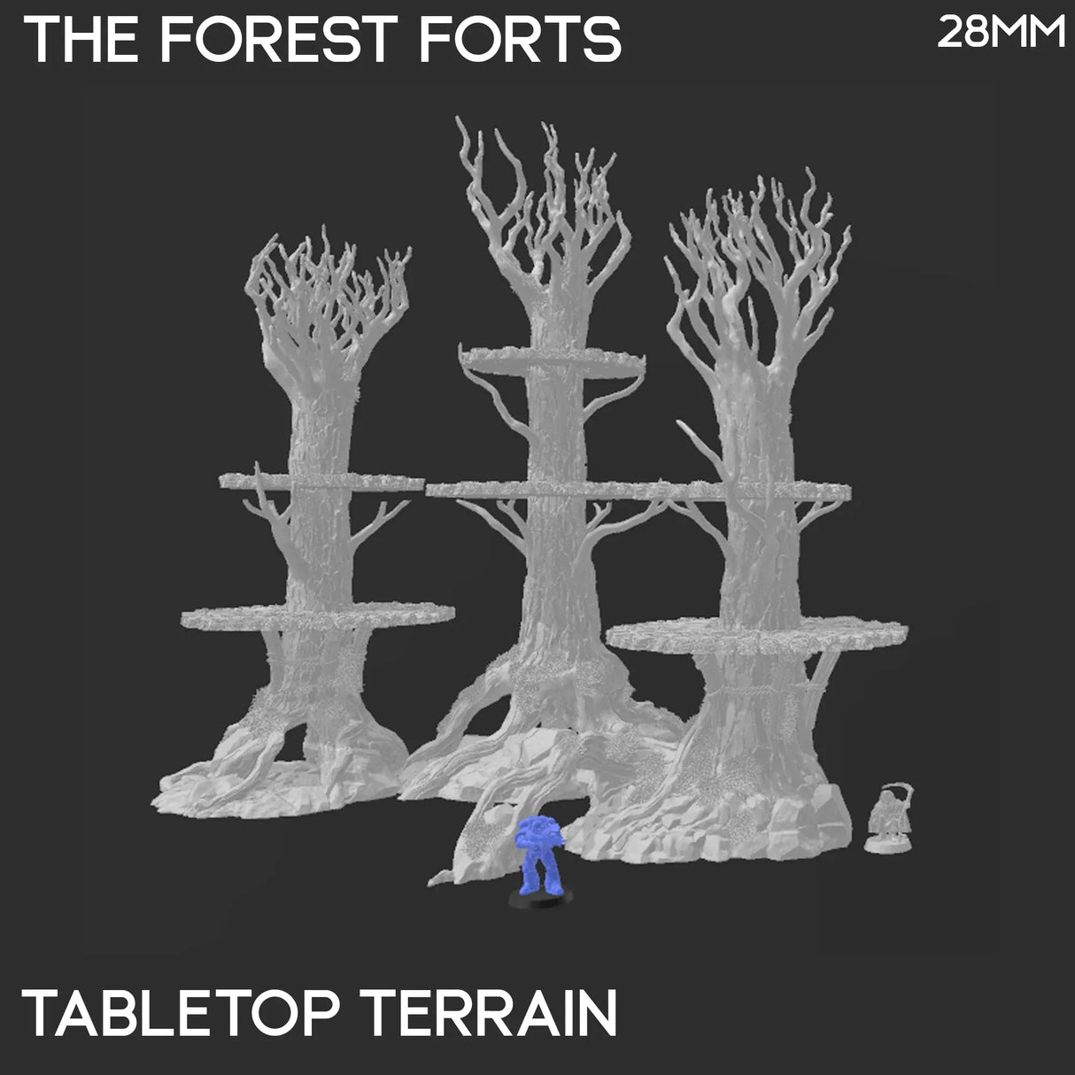 Tabletop Terrain Building The Forest Forts - Rise of the Halflings - Fantasy Building