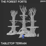 Tabletop Terrain Building The Forest Forts - Rise of the Halflings - Fantasy Building