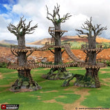 Tabletop Terrain Building The Forest Forts - Rise of the Halflings - Fantasy Building