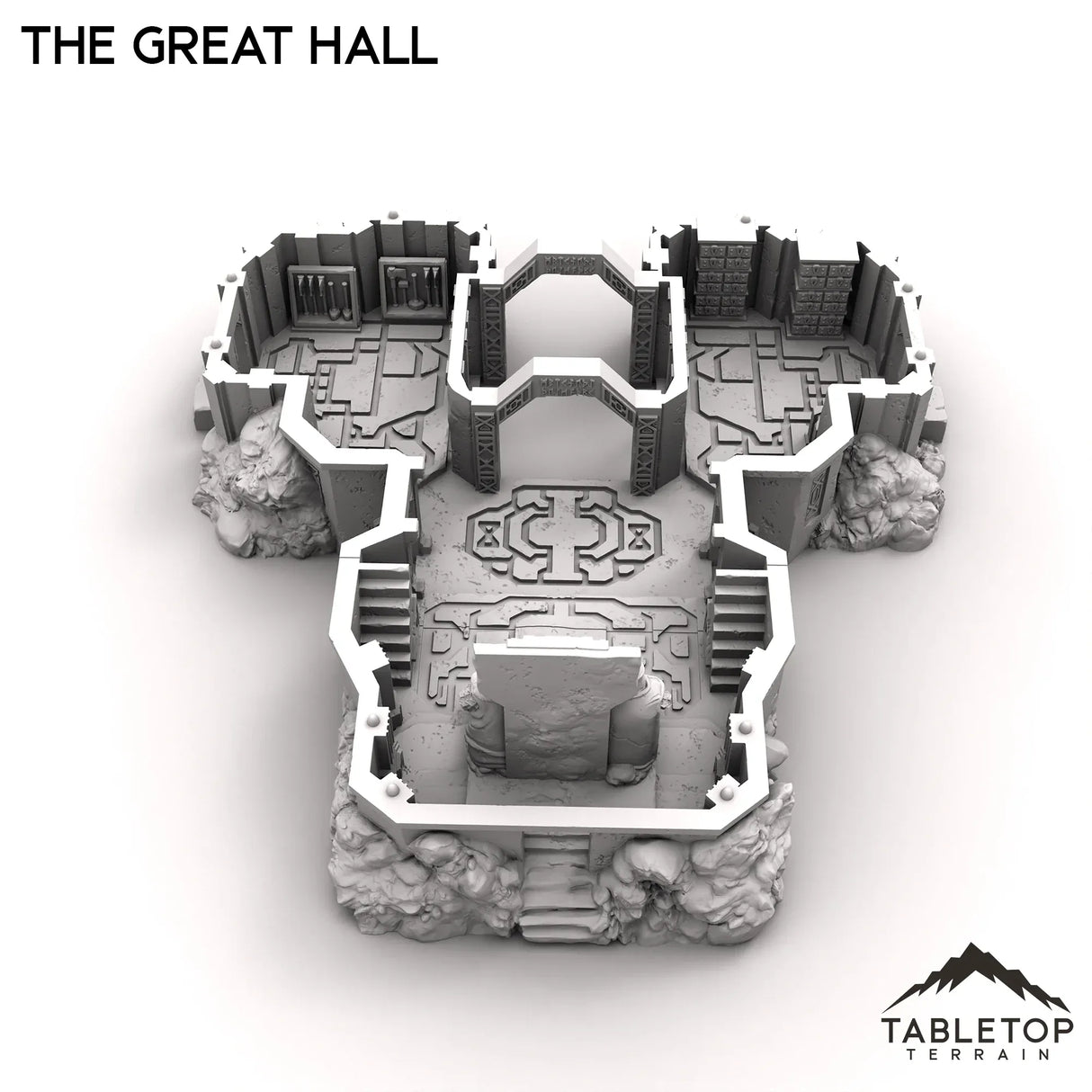 Tabletop Terrain Building The Great Hall - Kingdom of Durak Deep
