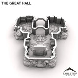 Tabletop Terrain Building The Great Hall - Kingdom of Durak Deep