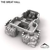 Tabletop Terrain Building The Great Hall - Kingdom of Durak Deep