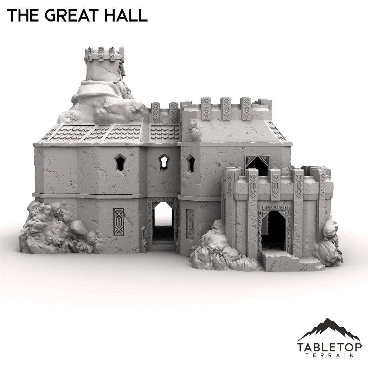 Tabletop Terrain Building The Great Hall - Kingdom of Durak Deep