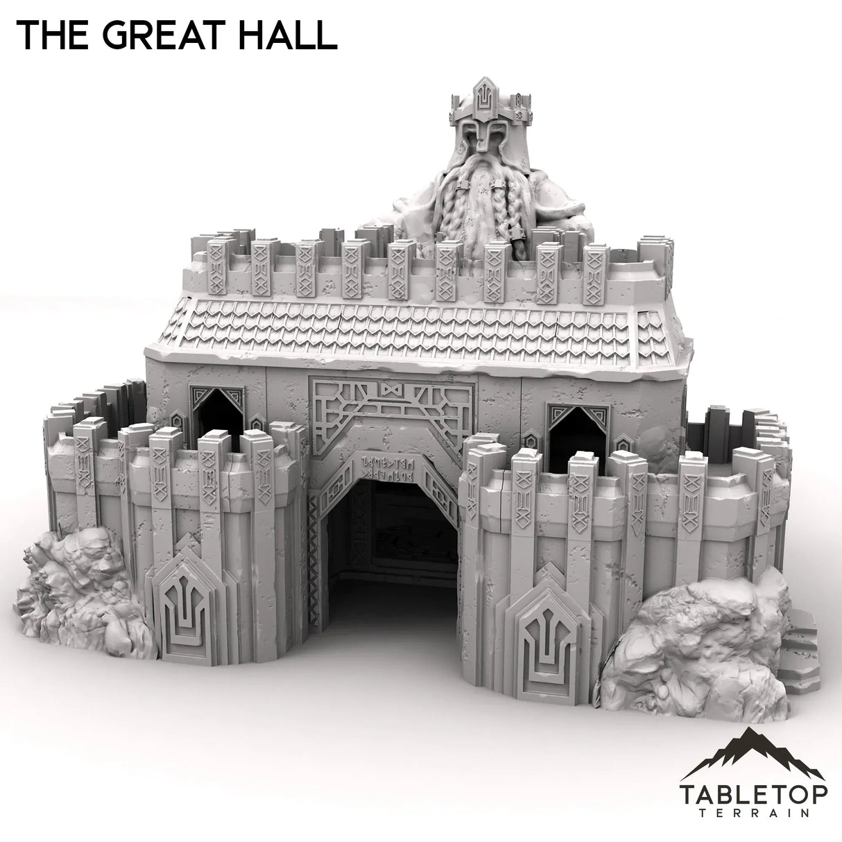 Tabletop Terrain Building The Great Hall - Kingdom of Durak Deep