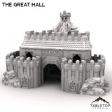 Tabletop Terrain Building The Great Hall - Kingdom of Durak Deep