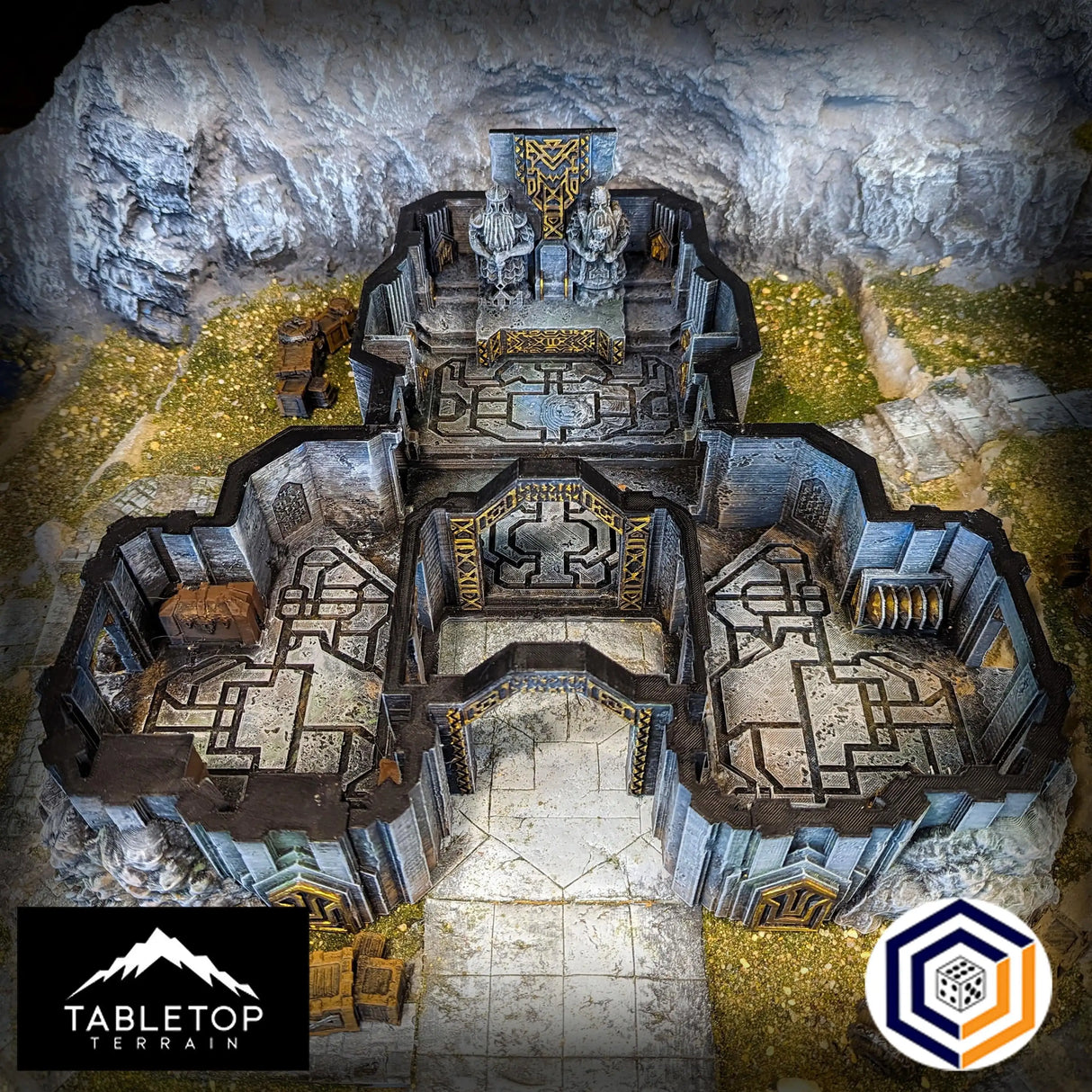 Tabletop Terrain Building The Great Hall - Kingdom of Durak Deep