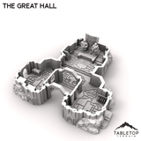 Tabletop Terrain Building The Great Hall - Kingdom of Durak Deep