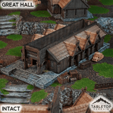 Tabletop Terrain Building The Great Hall - Kingdom of Saxonia
