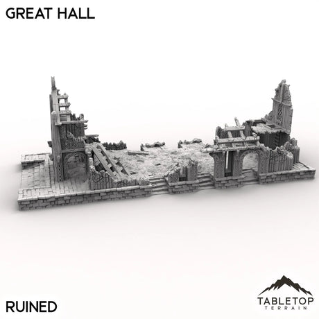 Tabletop Terrain Building The Great Hall - Kingdom of Saxonia