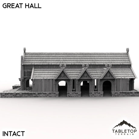 Tabletop Terrain Building The Great Hall - Kingdom of Saxonia