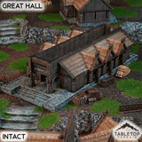 Tabletop Terrain Building The Great Hall - Kingdom of Saxonia