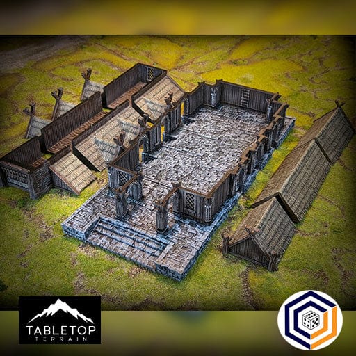 Tabletop Terrain Building The Great Hall - Kingdom of Saxonia
