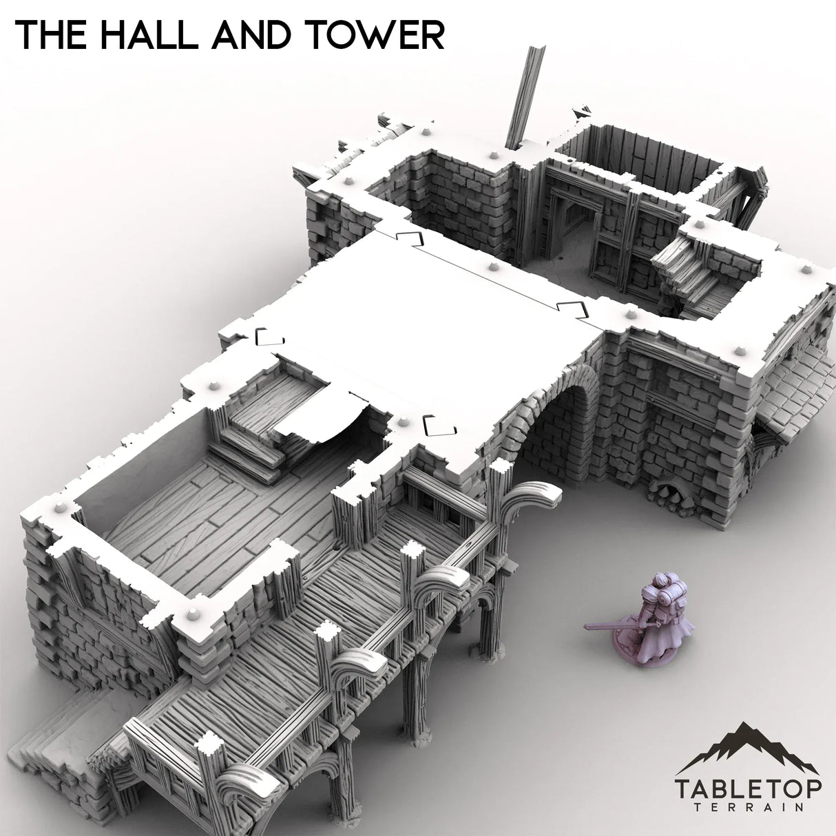 Tabletop Terrain Building The Hall and Tower