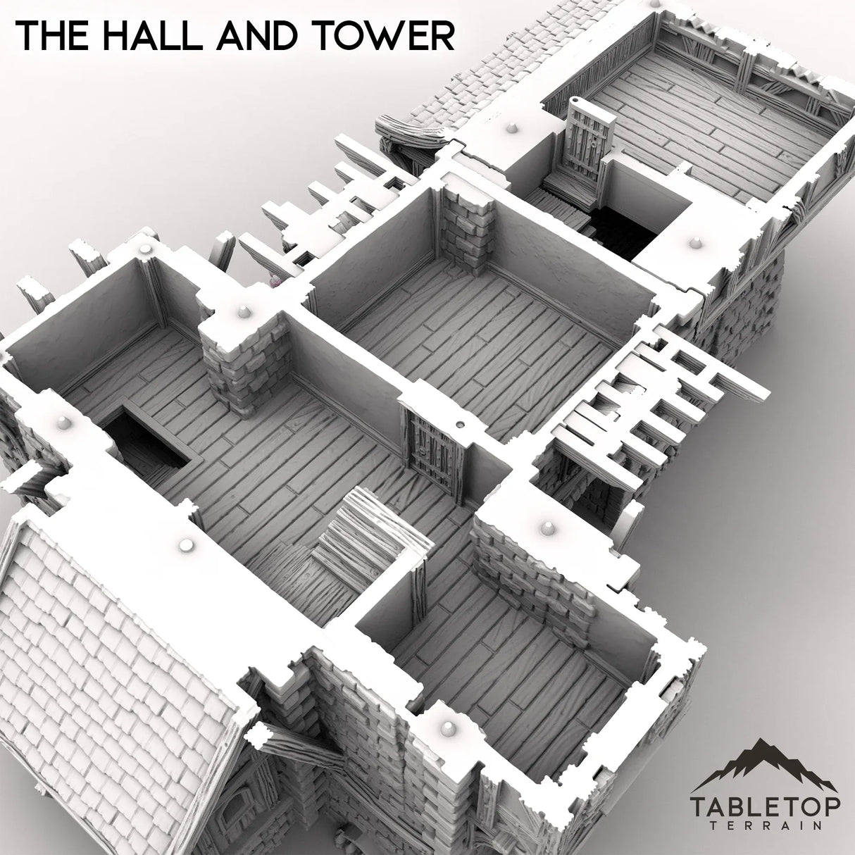 Tabletop Terrain Building The Hall and Tower