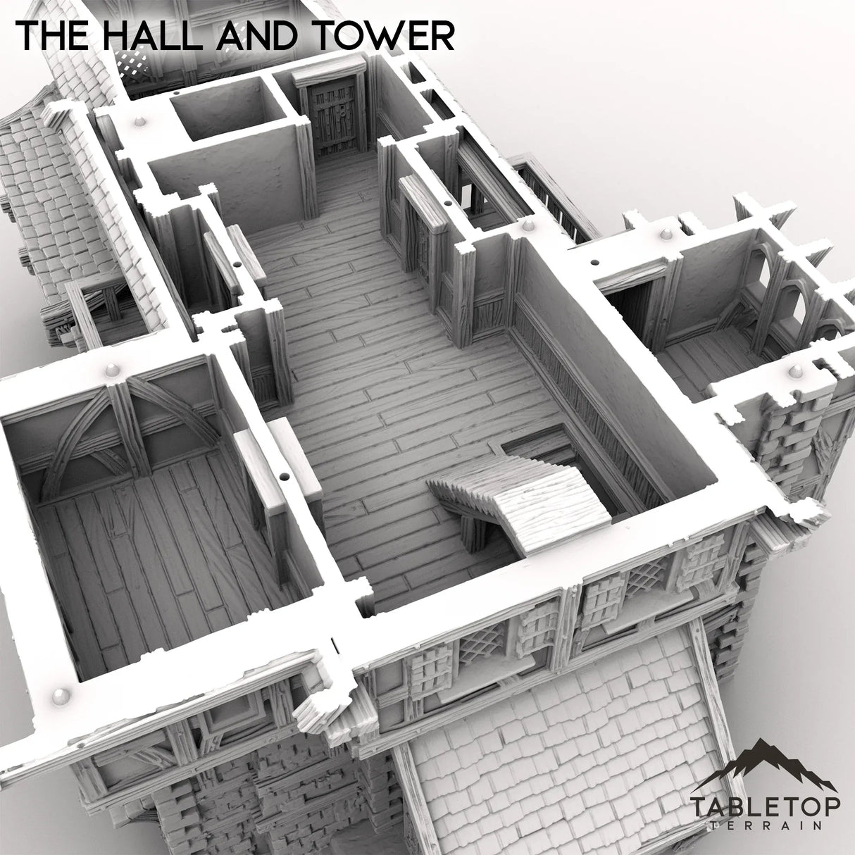 Tabletop Terrain Building The Hall and Tower
