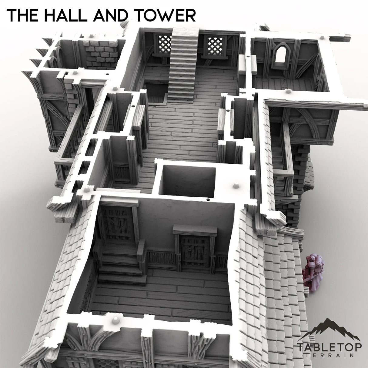 Tabletop Terrain Building The Hall and Tower