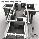 Tabletop Terrain Building The Hall and Tower
