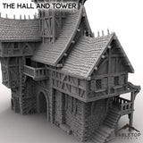 Tabletop Terrain Building The Hall and Tower