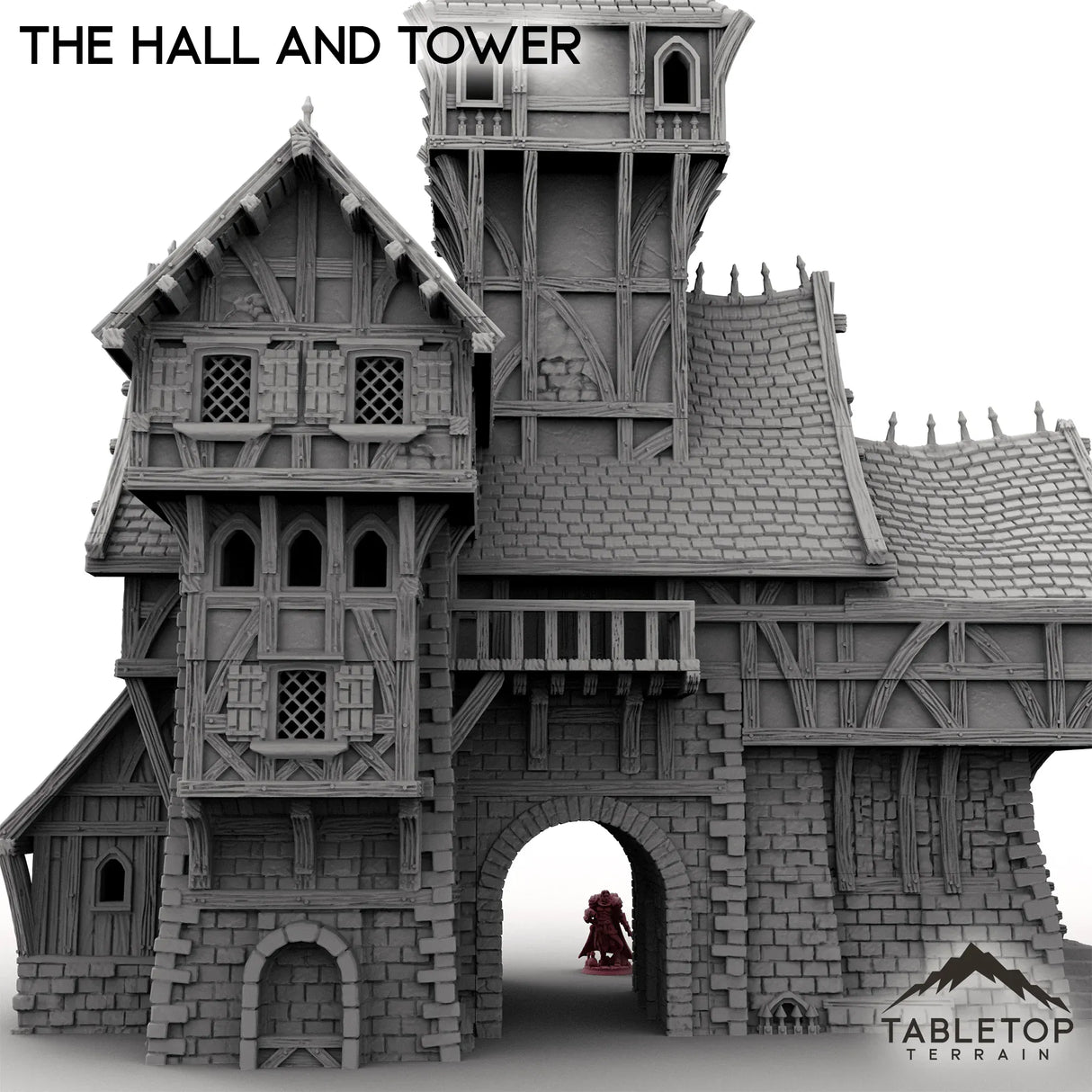 Tabletop Terrain Building The Hall and Tower