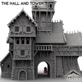 Tabletop Terrain Building The Hall and Tower