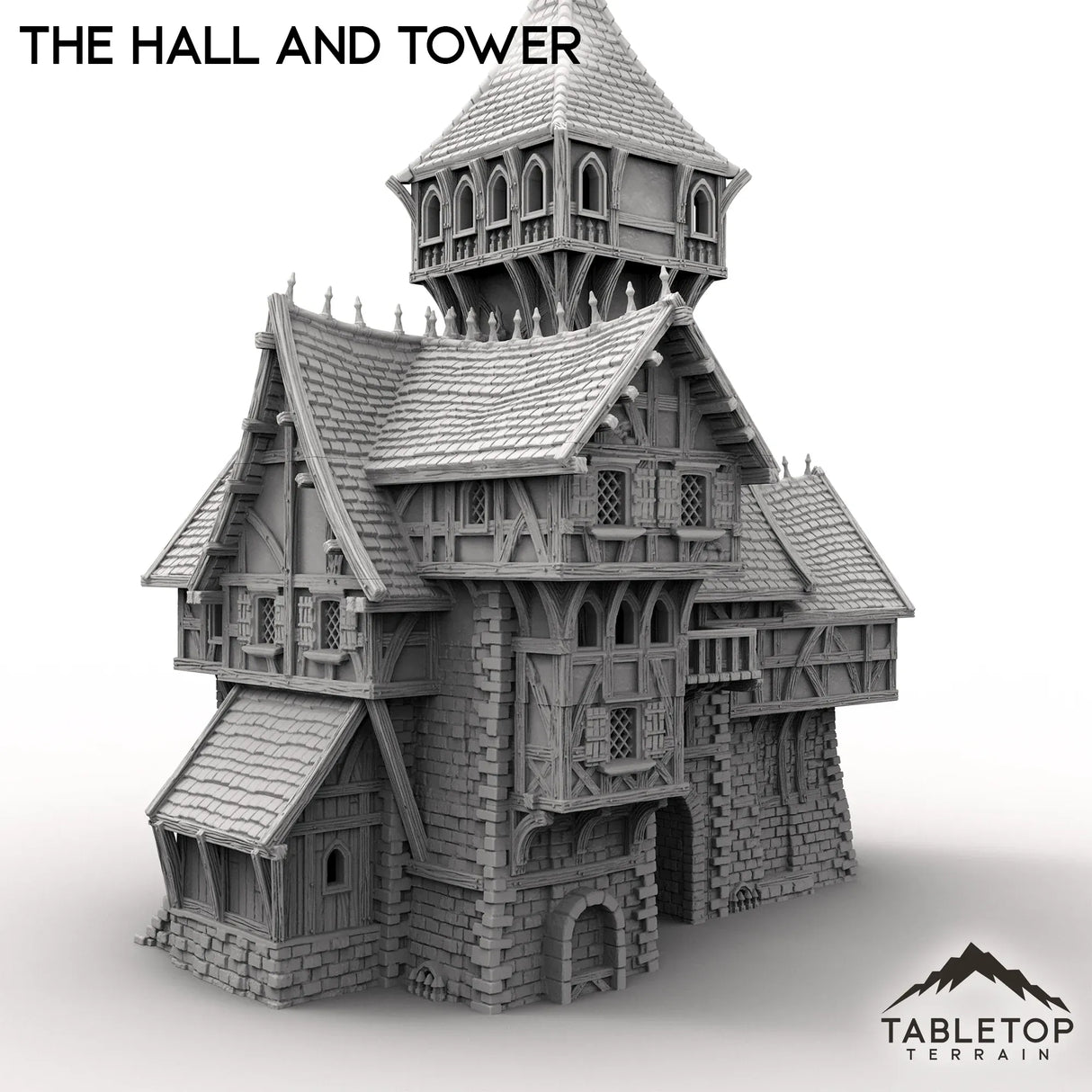 Tabletop Terrain Building The Hall and Tower