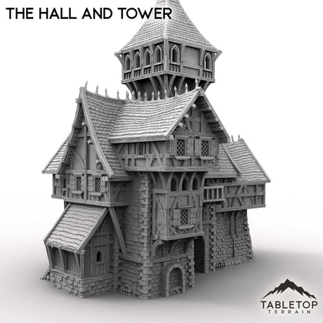 Tabletop Terrain Building The Hall and Tower