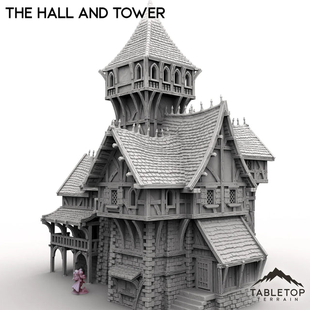 Tabletop Terrain Building The Hall and Tower