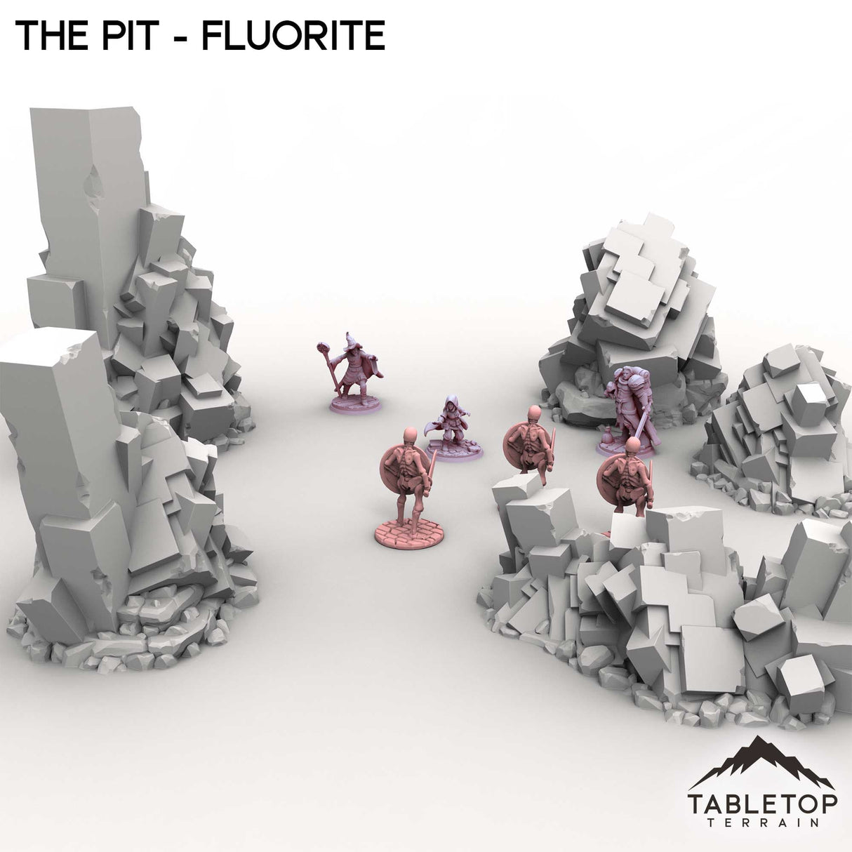 Tabletop Terrain Building The Pit - Fluorite
