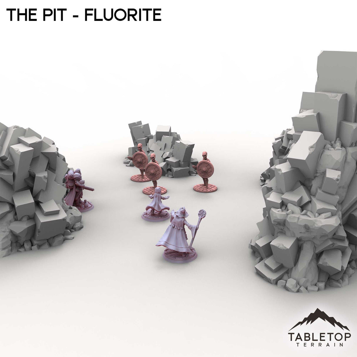Tabletop Terrain Building The Pit - Fluorite