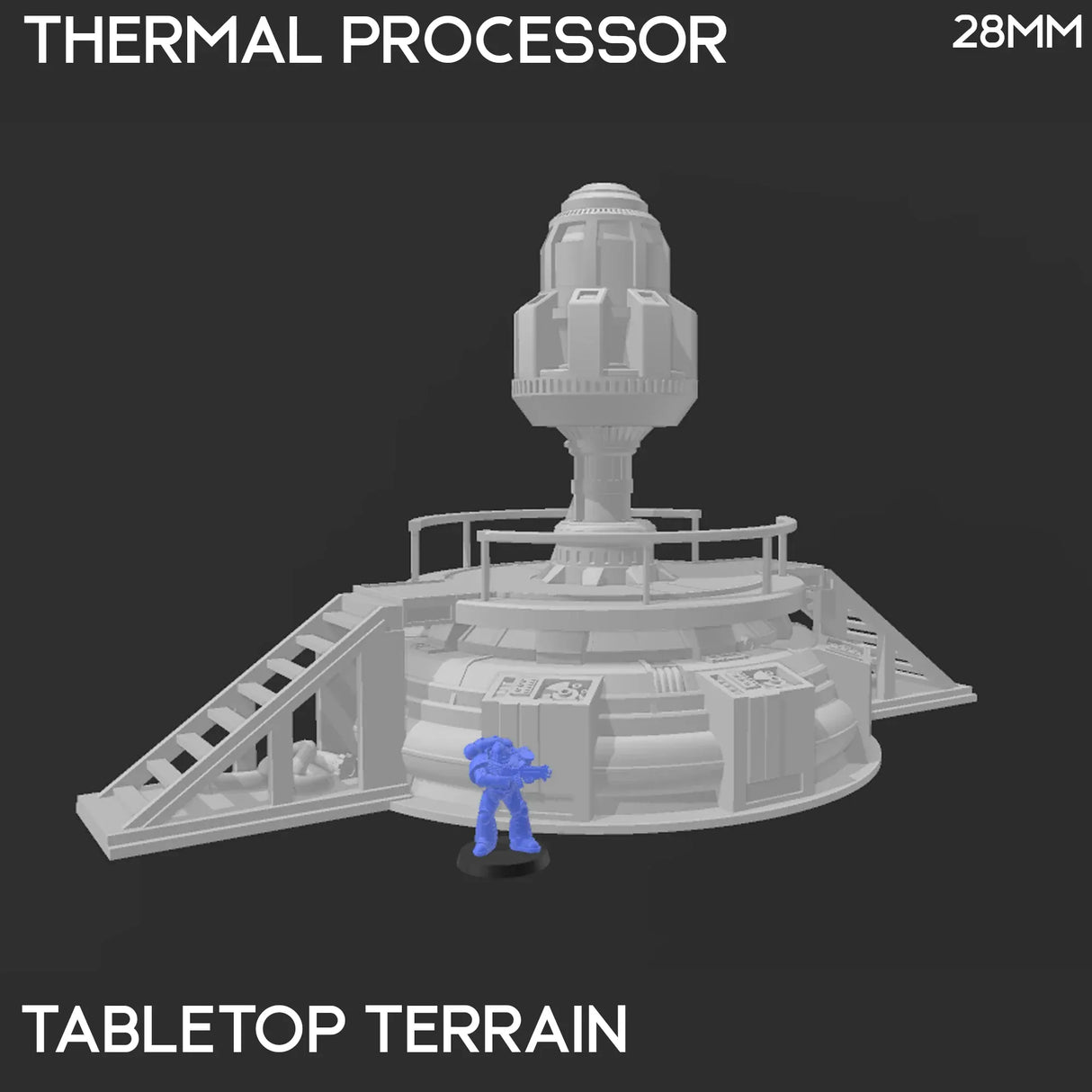 Tabletop Terrain Building Thermal Processor - Star Wars Legion Terrain