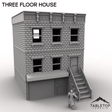 Tabletop Terrain Building Three Floor House