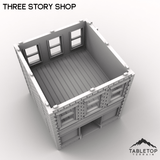 Tabletop Terrain Building Three Story Shop - MCP Building