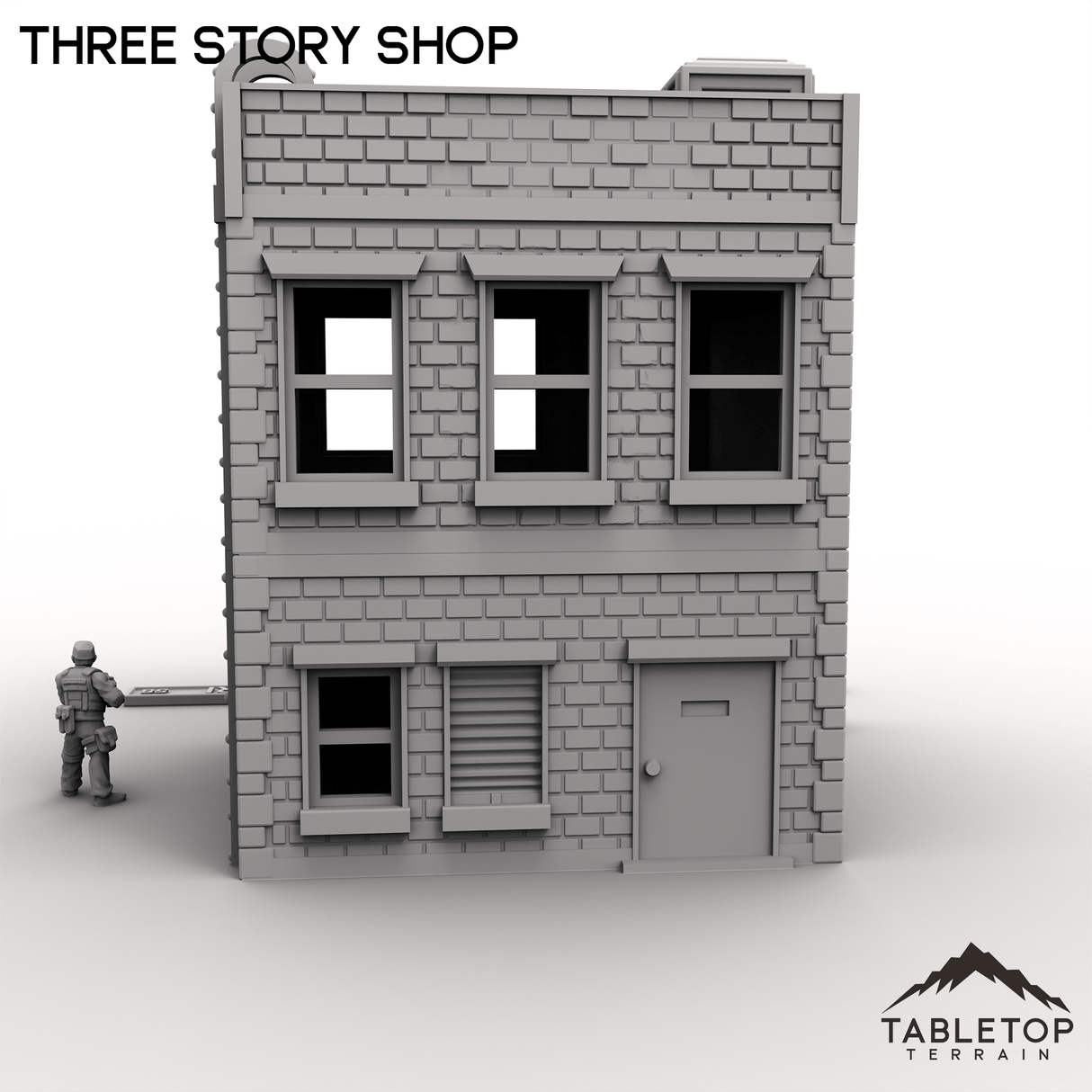 Tabletop Terrain Building Three Story Shop - MCP Building