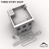 Tabletop Terrain Building Three Story Shop - MCP Building