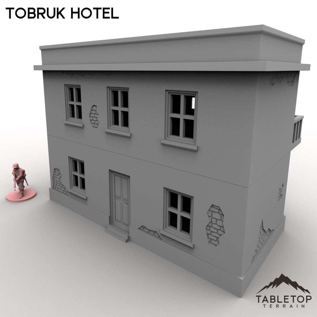Tabletop Terrain Building Tobruk Hotel