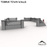 Tabletop Terrain Building Tobruk Town Walls