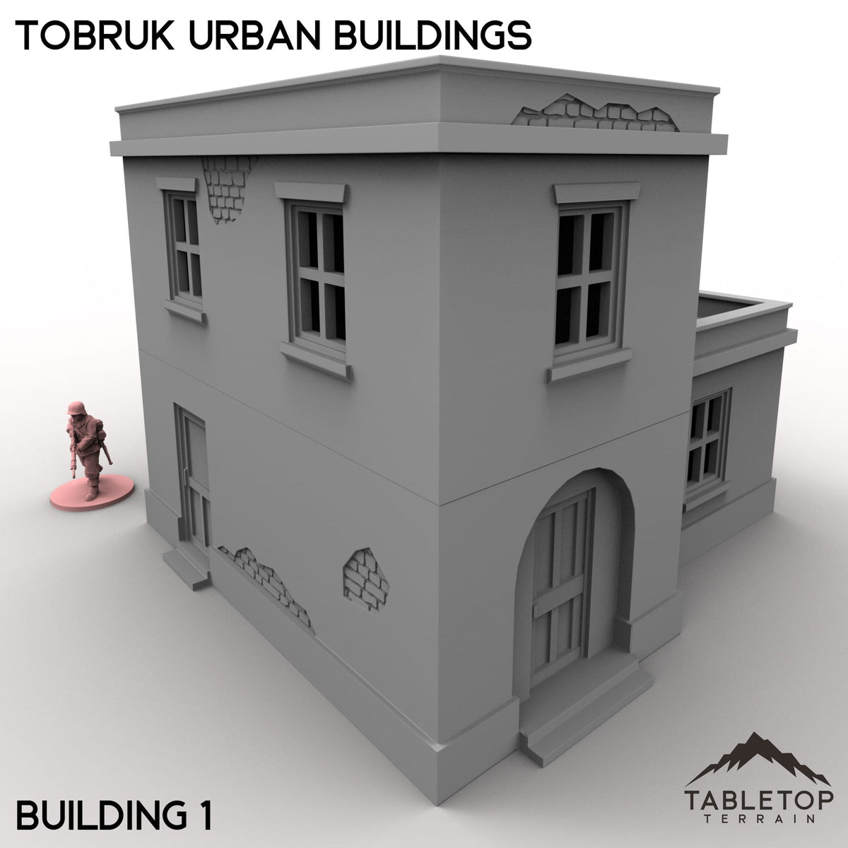 Tabletop Terrain Building Tobruk Urban Buildings