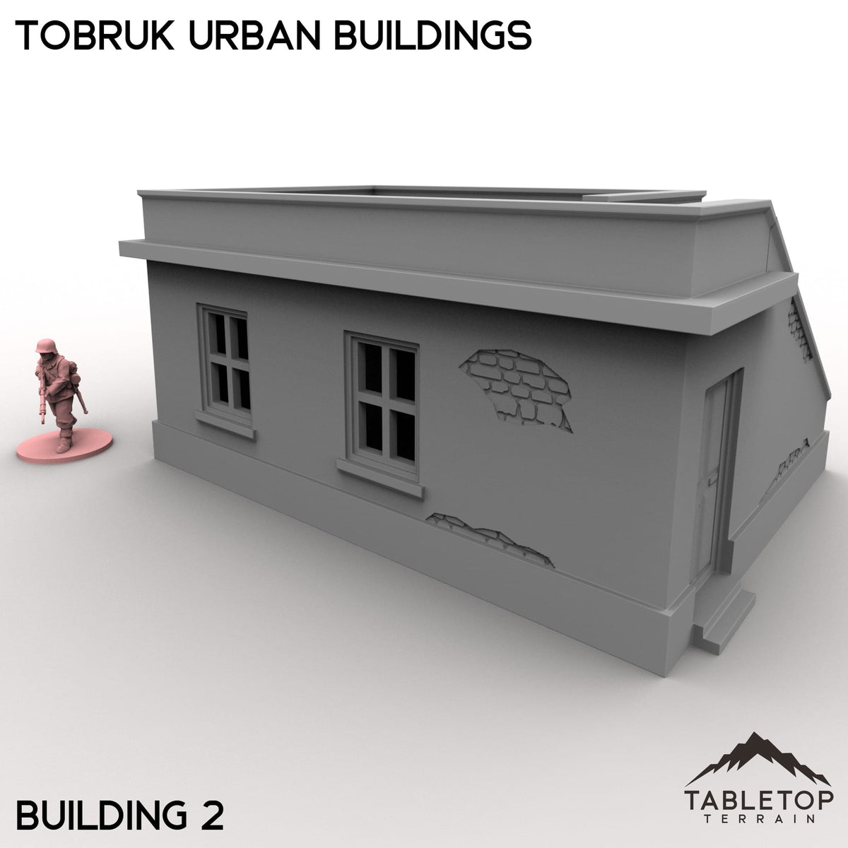 Tabletop Terrain Building Tobruk Urban Buildings