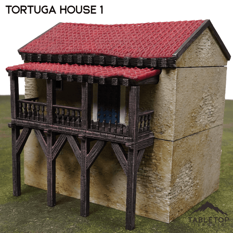 Tabletop Terrain Building Tortuga House 1